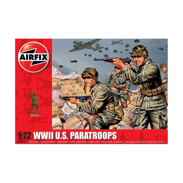 WWII US Paratroops 1/72