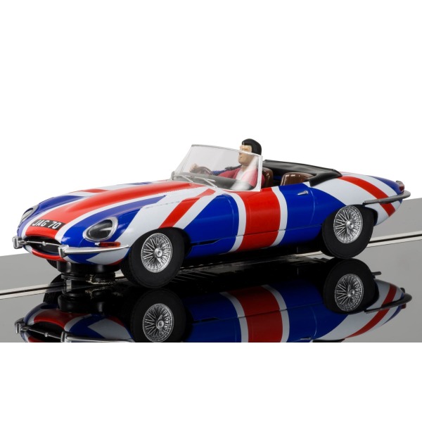 Scalextric Jaguar E Type Union Jack