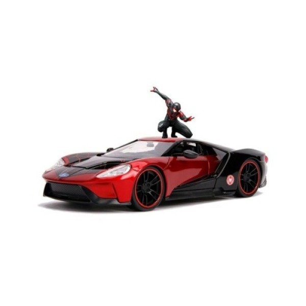 2017 FORD GT WITH MILES MORALES FIGURE (Spiderman) 1/24