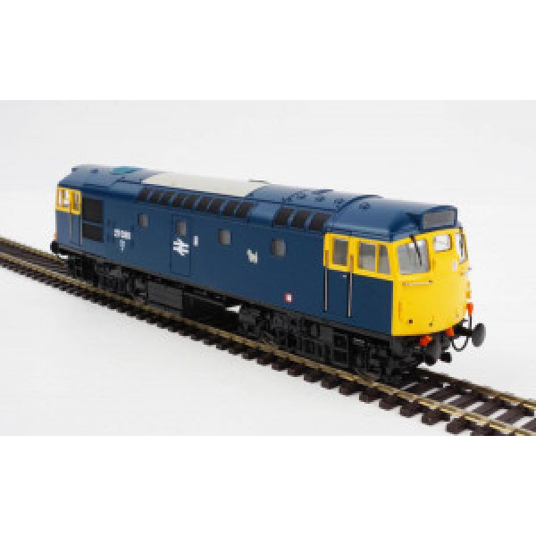 Heljan Class 27 030 BR Blue Full Yellow Ends Weathered 1/76, OO Scale