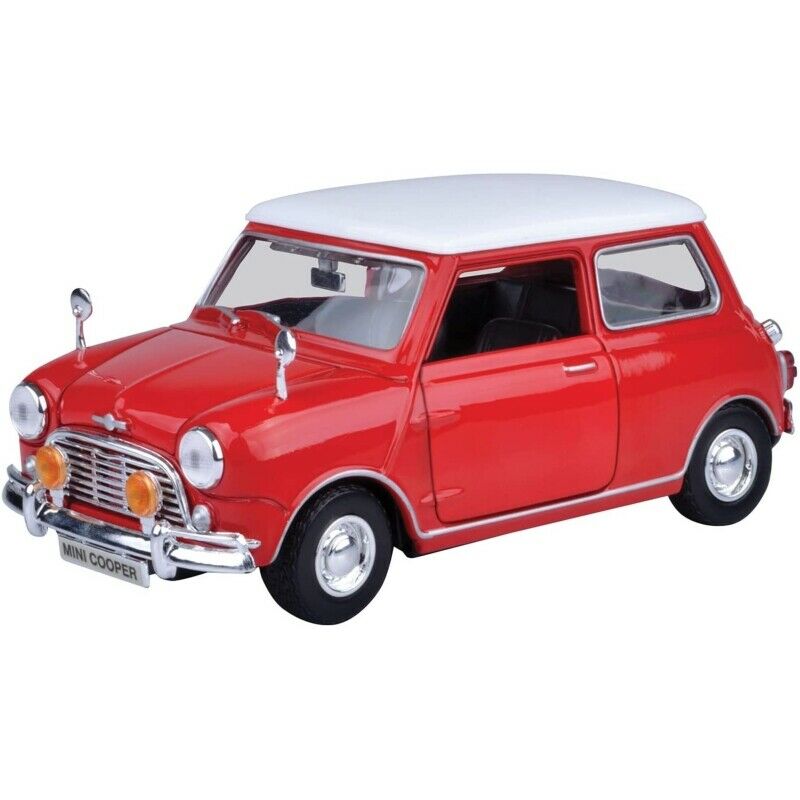 Motormax – 1960’s Mini Cooper – Red – 1/18 Scale | Collectables R Us ...