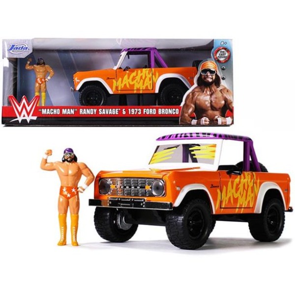 Jada 1973 Ford Bronco & Randy Savage Figure 1/24