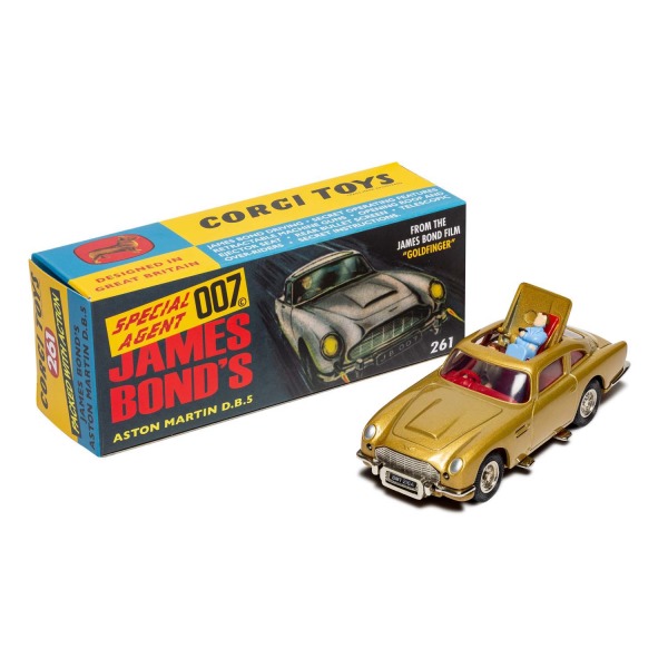 Corgi 261 RT26101 - Special Agent James Bond's Aston Martin D.B.5 Goldfinger - 60s version - Image 6