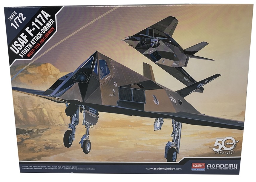 Academy 12475 – F-117A Stealth – 1/72 Scale | Collectables R Us ...