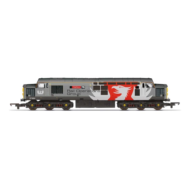 Hornby R30047 - RailRoad Plus ROG Class 37 Co-Co 37884 Cepheus - Era 11- OO Gauge