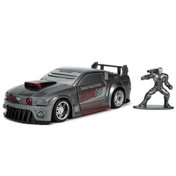 Jada 33082 - War Machine Figure & 2006 Ford Mustang GT - 1/32 Scale - Image 2