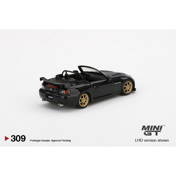 Mini GT MGT00309-R - Honda S2000 (AP2) MUGEN Berlina Black  - 1/64 Scale - Image 3