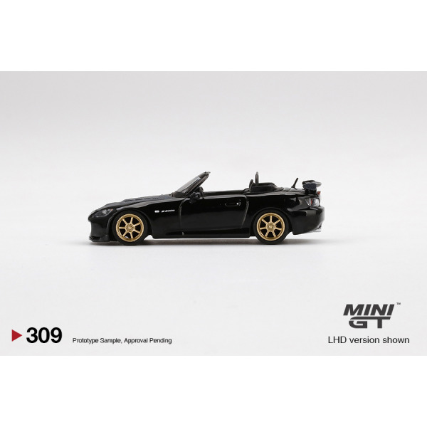 Mini GT MGT00309-R - Honda S2000 (AP2) MUGEN Berlina Black  - 1/64 Scale - Image 4