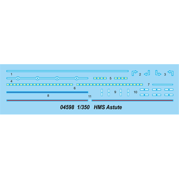 Trumpeter 04598 - HMS Astute -1/350 Scale - Image 3