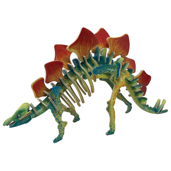 Toyway TWW4106 - Stegosaurus 3D Wooden Puzzle - Image 2