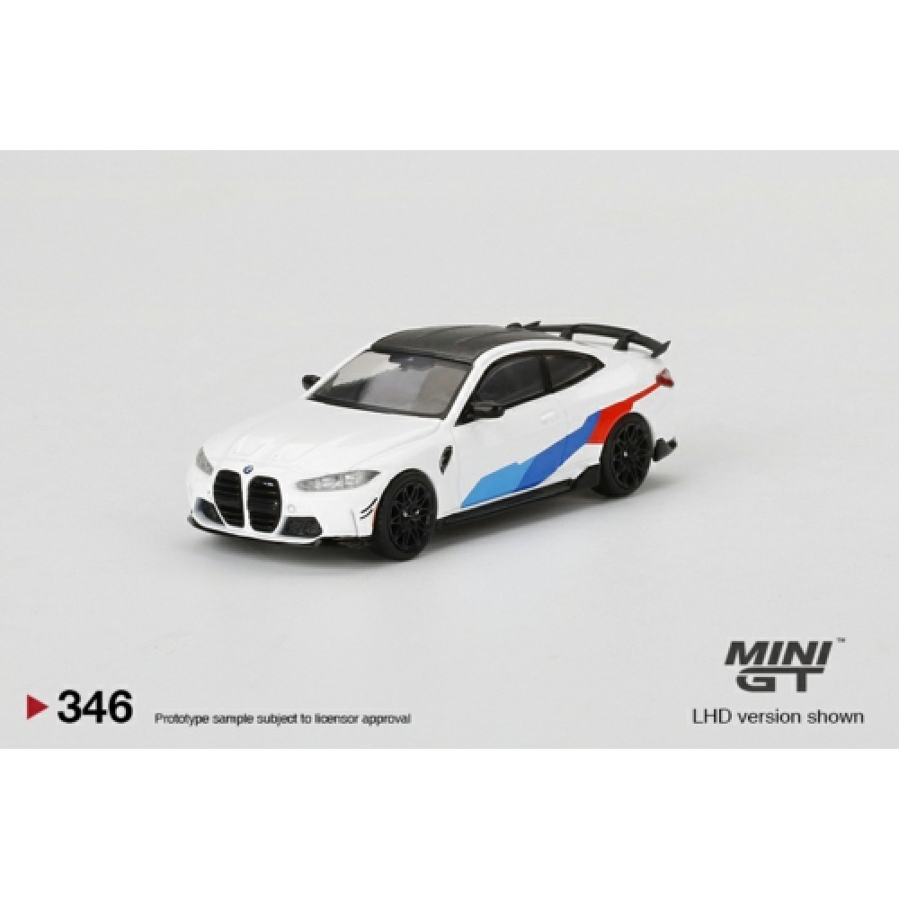 Mini GT 00346 BMW M4 M-Performance White RHD – 1/64 Scale ...