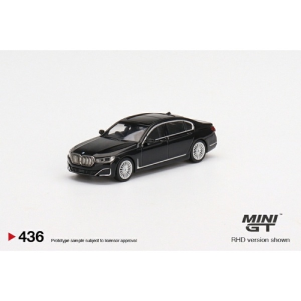 Mini GT BMW 750Li Black RHD - 1/64 Scale