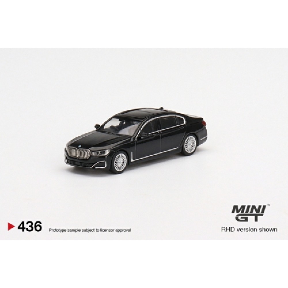 Mini GT BMW 750Li Black RHD 1 64 Scale Collectables R Us