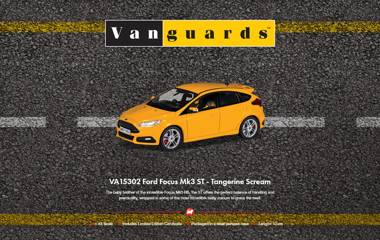 VA15302 Ford Focus Mk3 ST - Tangerine Scream